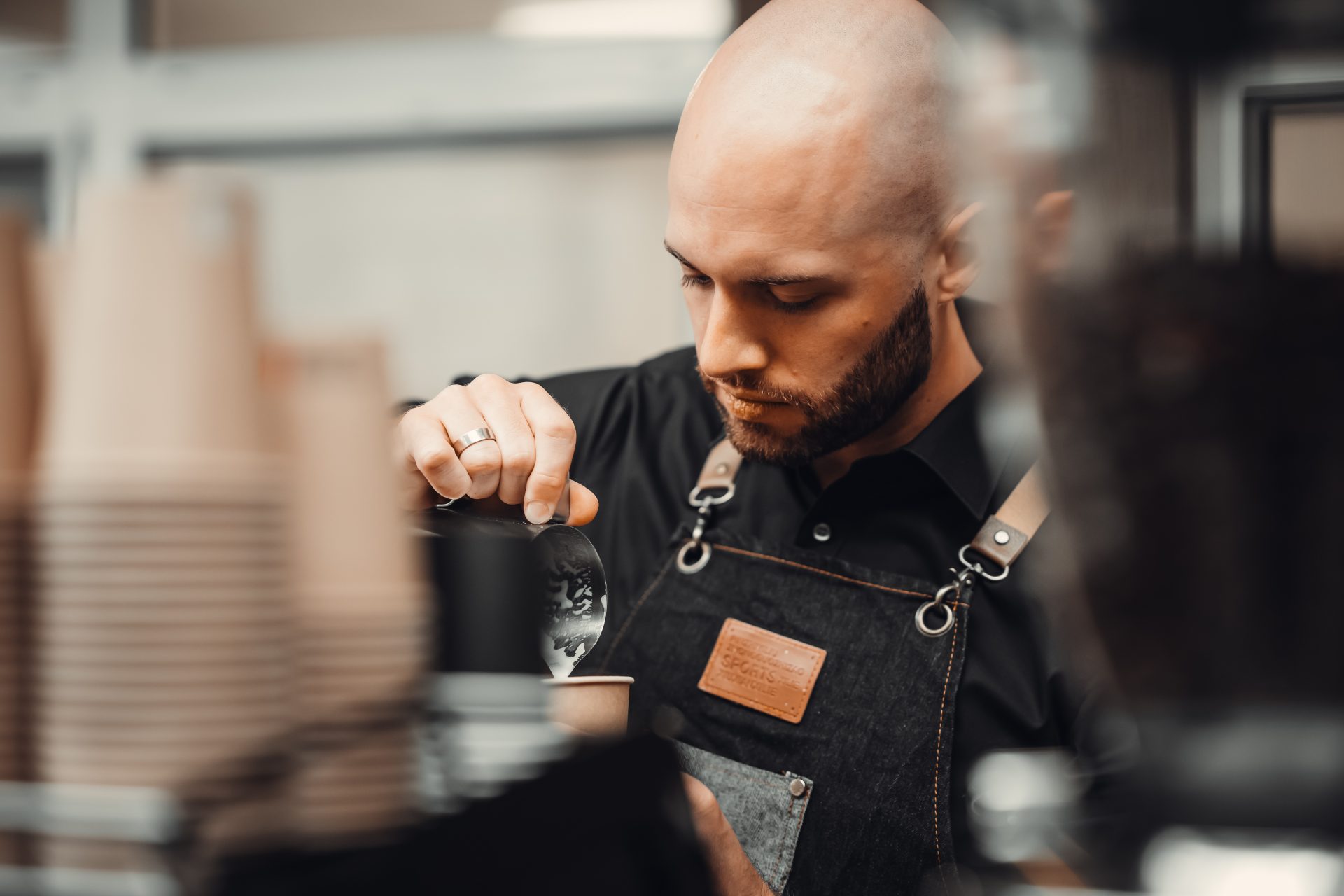 Barista Dennis Dautel